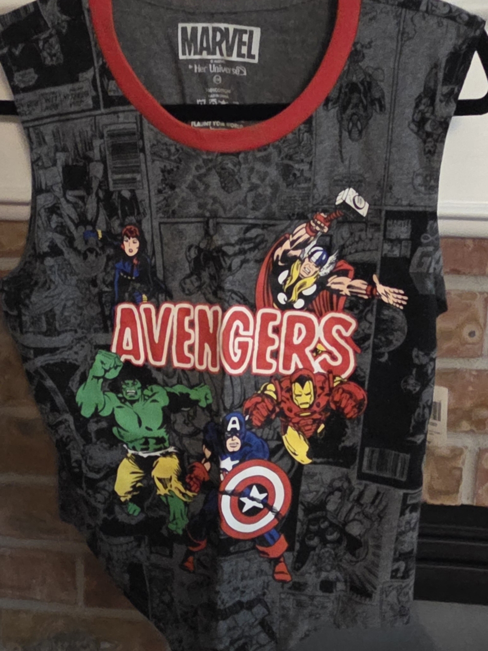 Marvel Avengers Graphic Tote Crop Top